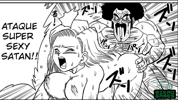 Mr Satan fudendo Android 18 por dinheiro – DBZ parody