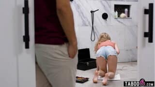 Busty MILF stepmom Cory Chase didnt need a plumber at all