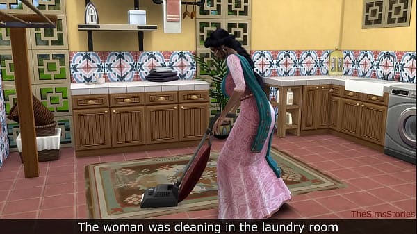 Stepson fucks hardcore his stepmother who is stuck in the washingmachine. The sims 4