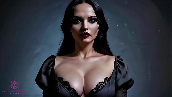 Morticia (Family Addams) Gets Her Ass Pounded By A BBC – Interracial Anal Sex – [AI Porn]