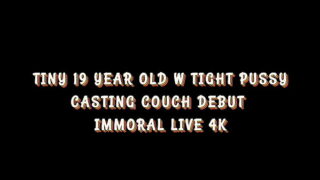 Cutie Kharlie Stone’s First Porn Casting Turns Into Hardcore Fucking!