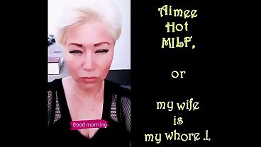 Cool mature webcam whore Aimee Hot MILF and a close-up of her lustful cunt .!. ))
