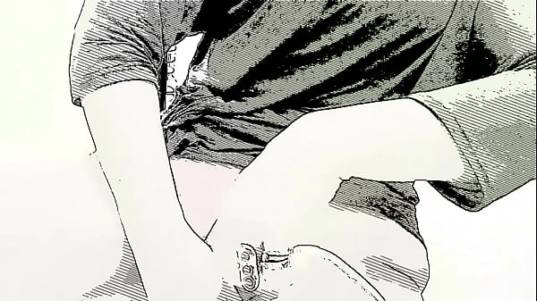 Manga Comic of Annita Koxx epilating her pussy
