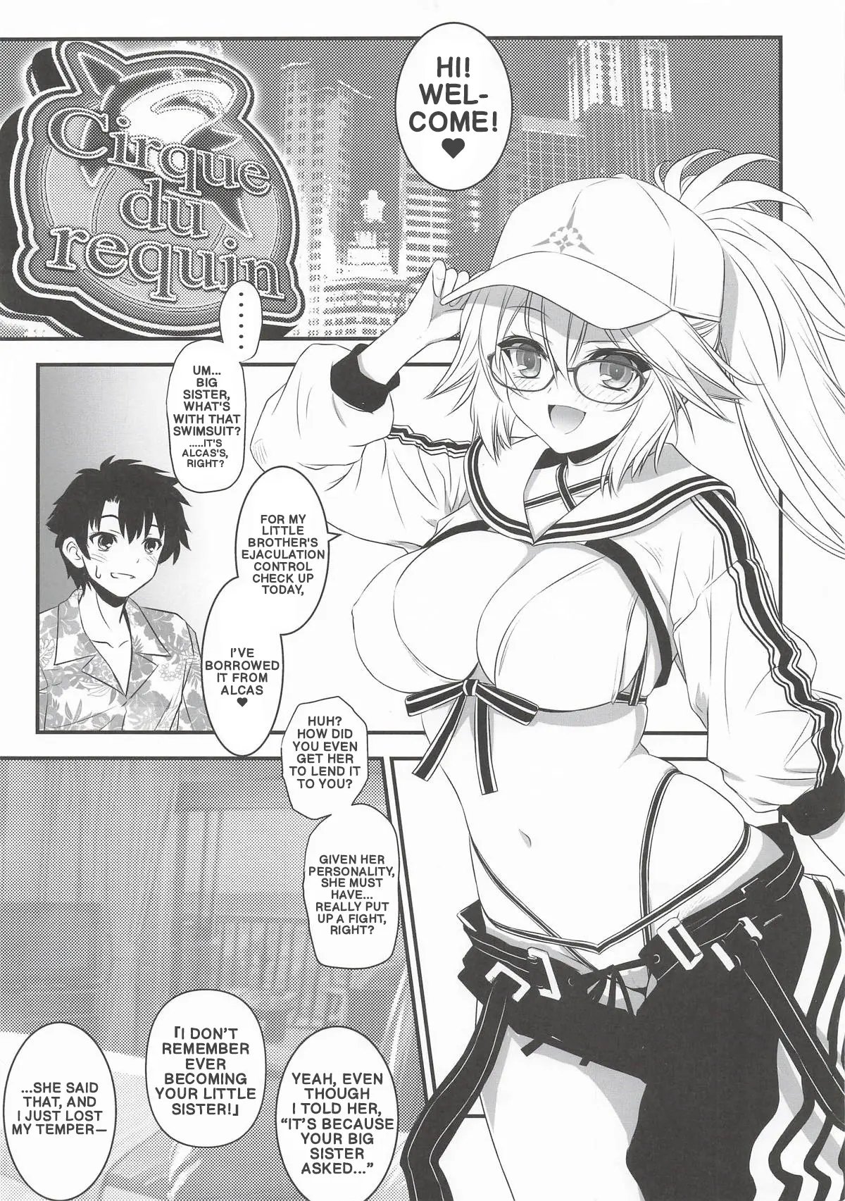 Big Sister Jeanne tried on a swimsuit she borrowed from Alcas ♥ comic porn2
