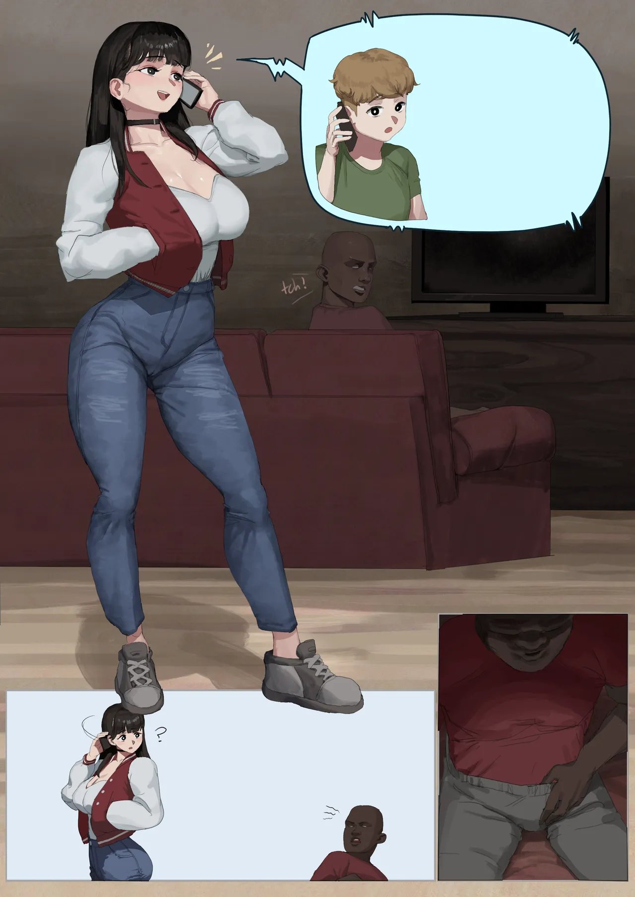 College GF NTR comic porn