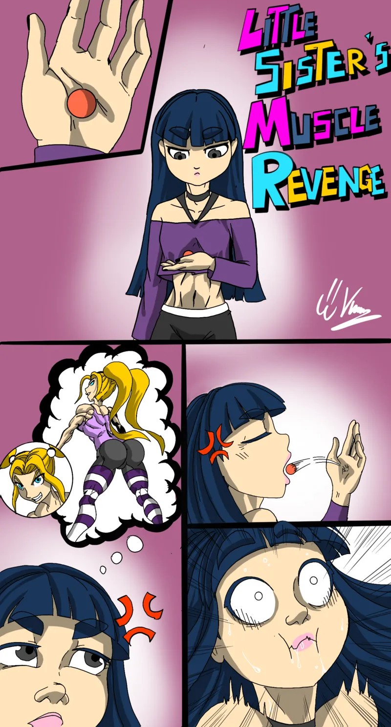 Little Sister’s Muscle Revenge 1 comic porn