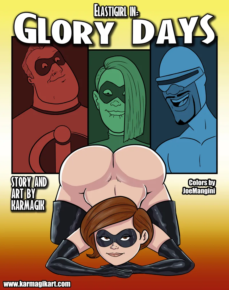 Elastigirl In Glory Days Colored comic porn3