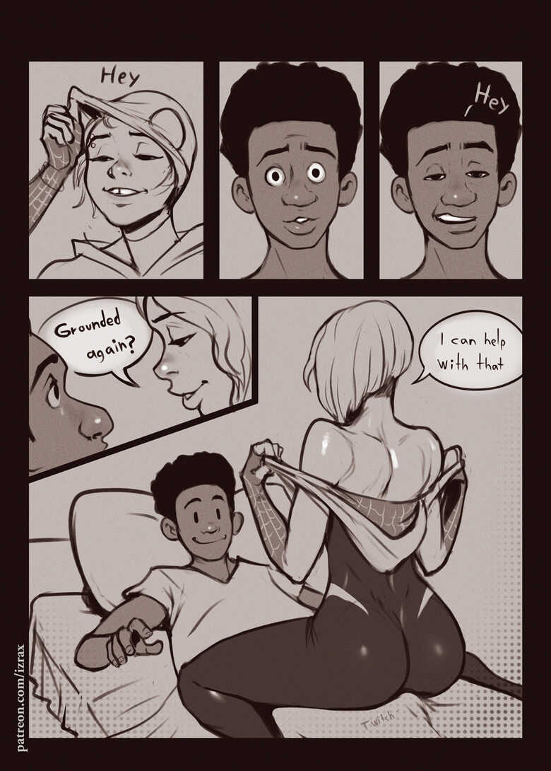 Into The Spider Gwen comic porn2