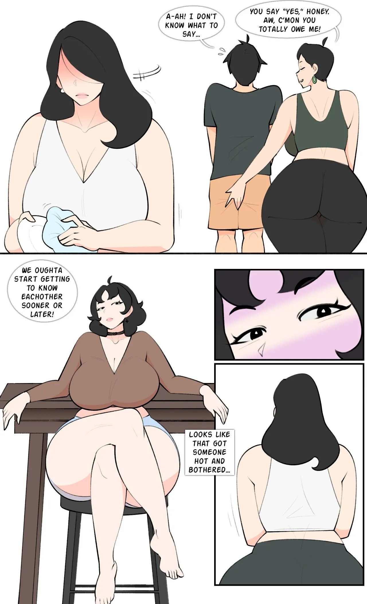 Lisa James Breaking Bed comic porn4