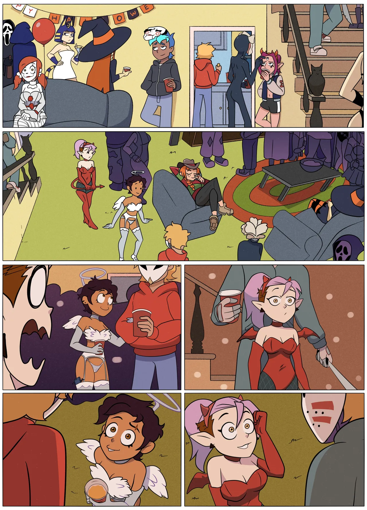 Luz Amitys Halloween Party blowjob porn comics2