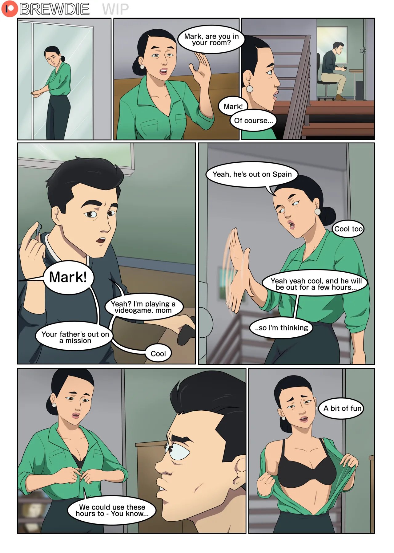 Mark x Debbie comic porn2