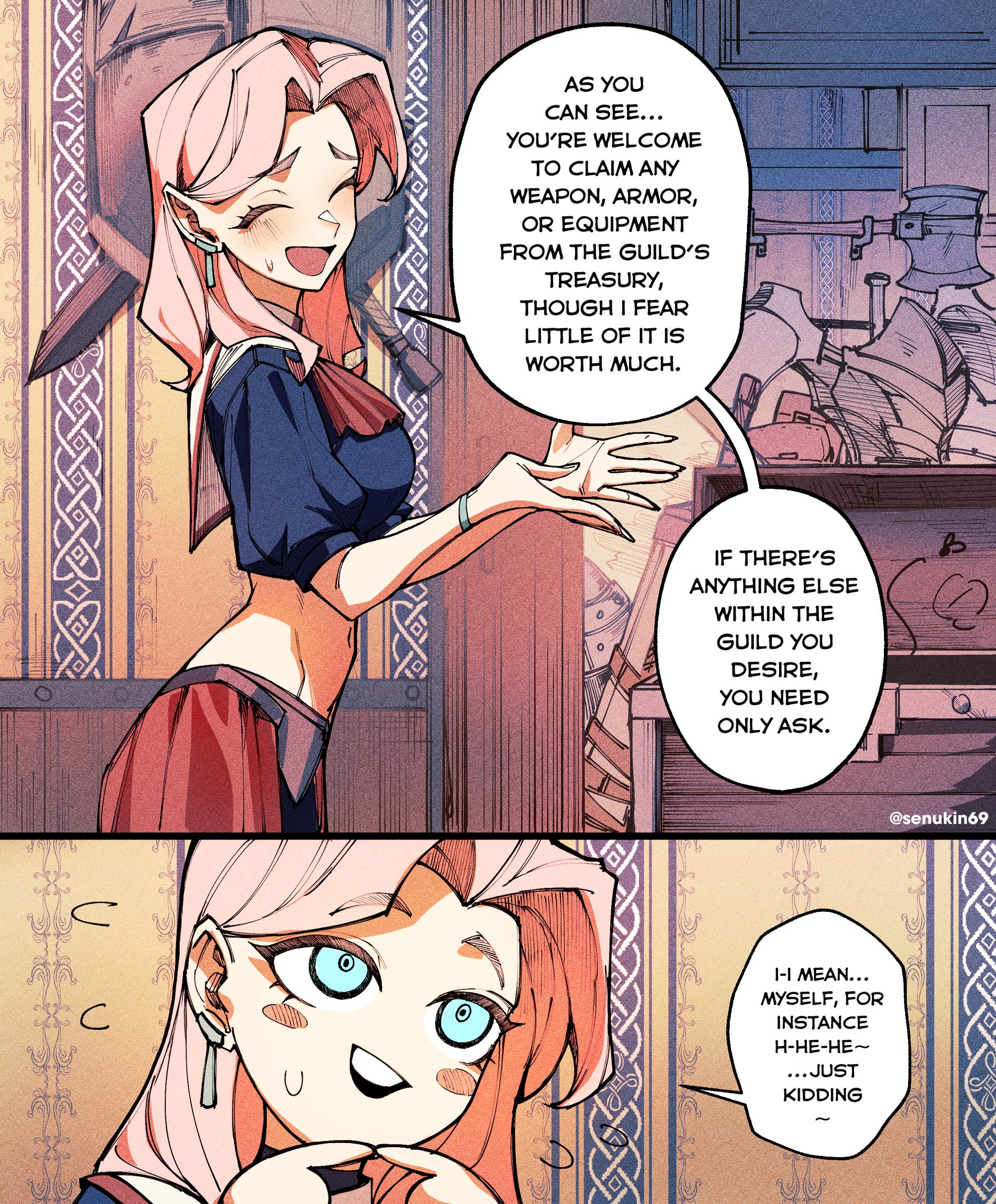 Senukin A Quests Compensation comic porn2