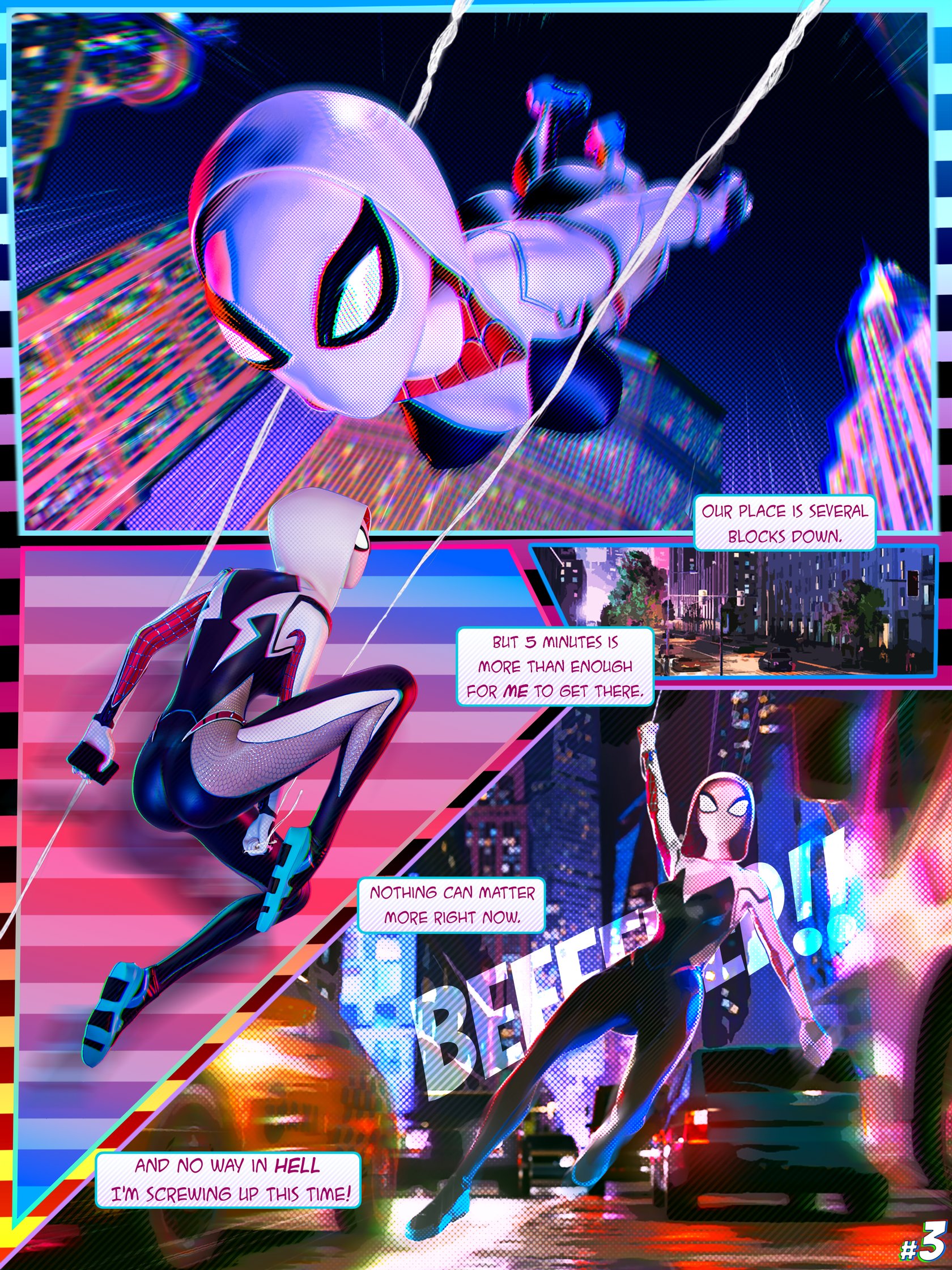 Spider Gwen Striking Contrast comic porn5
