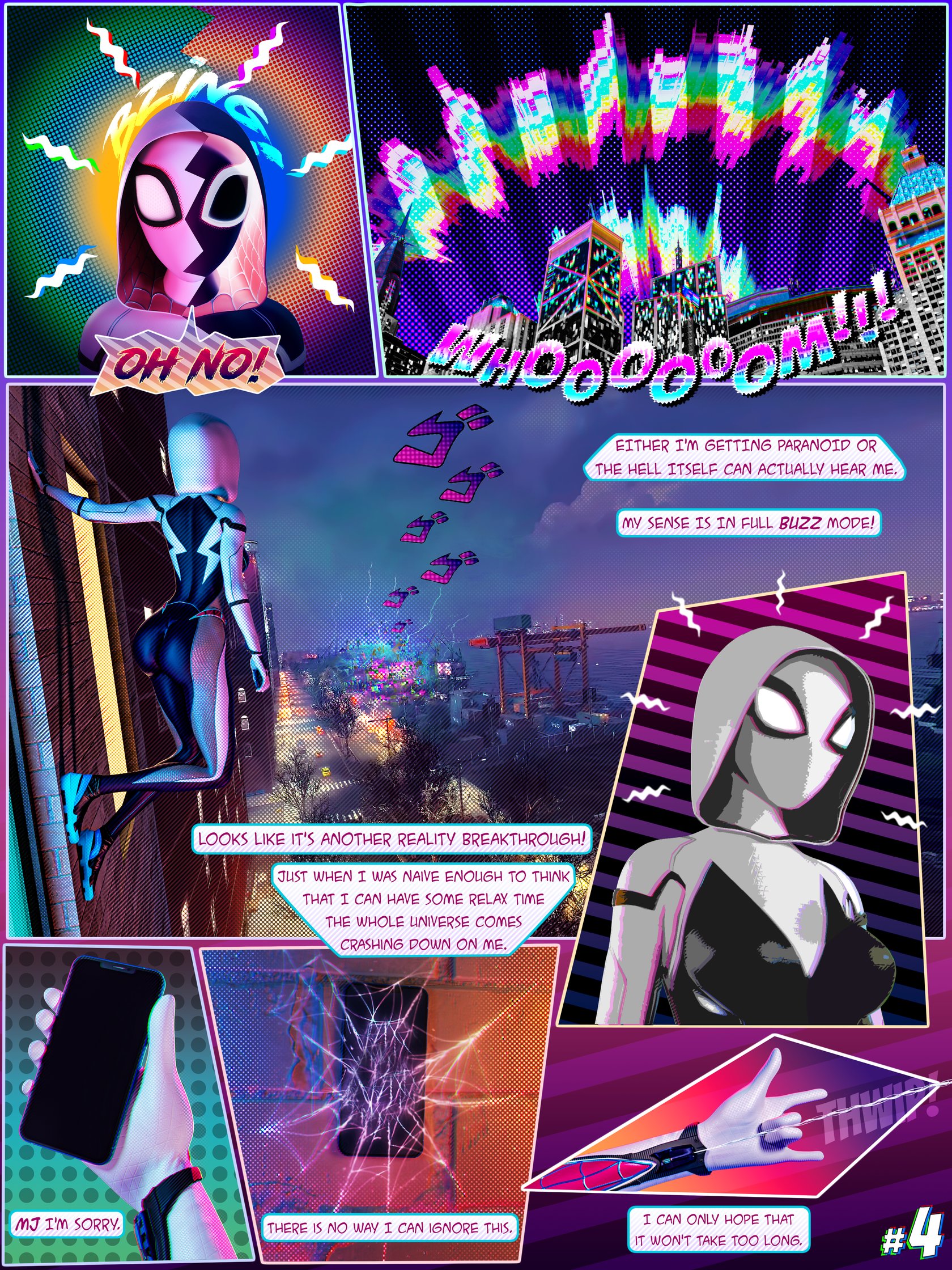Spider Gwen Striking Contrast comic porn6