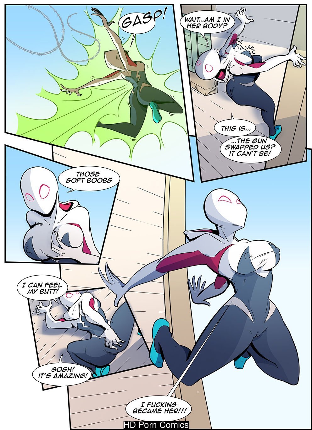 Spider Gwen Swap Bodies comic porn3