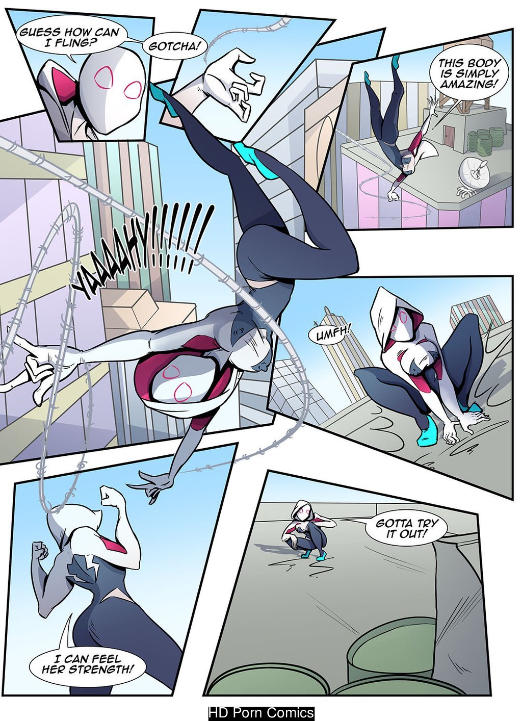 Spider Gwen Swap Bodies comic porn4