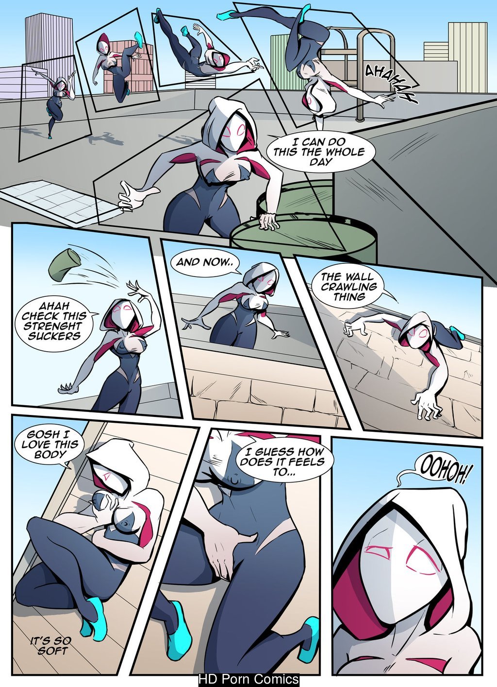 Spider Gwen Swap Bodies comic porn5