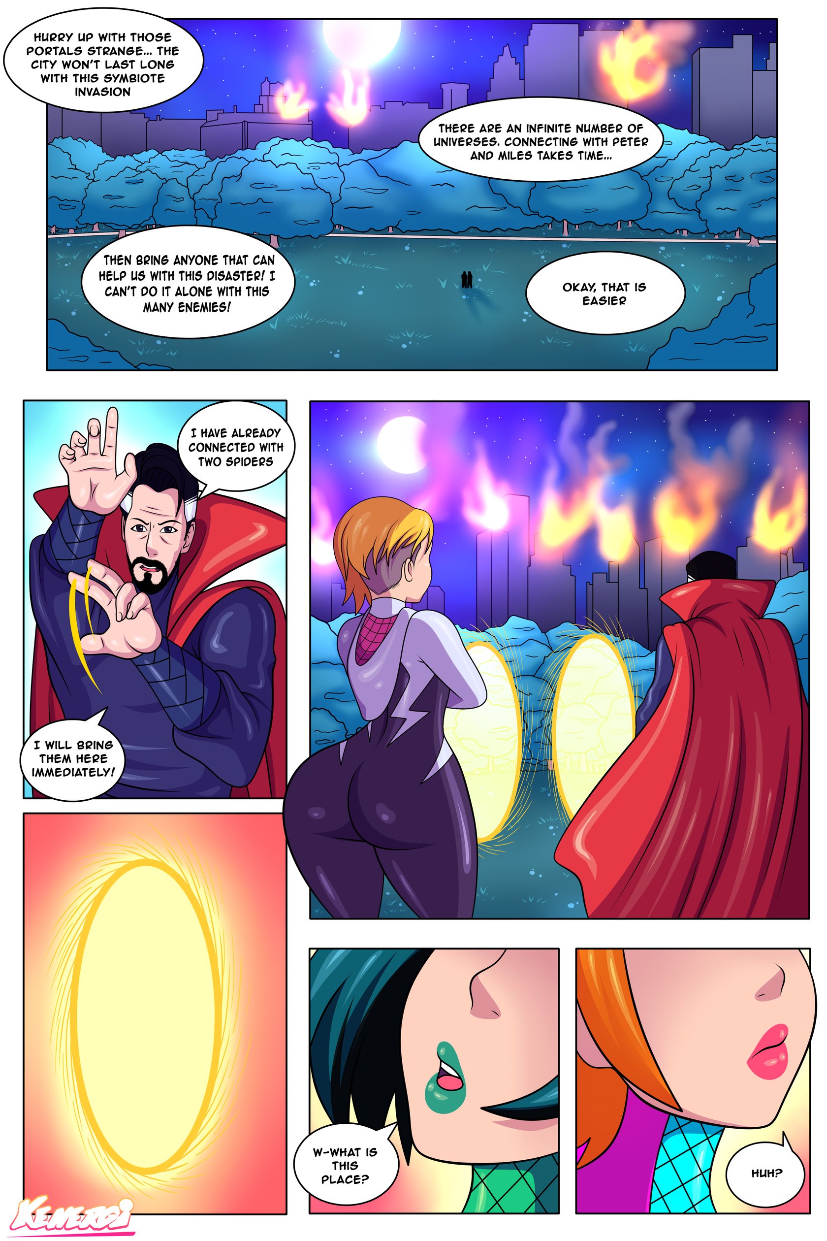 The Spider Gwens comic porn2