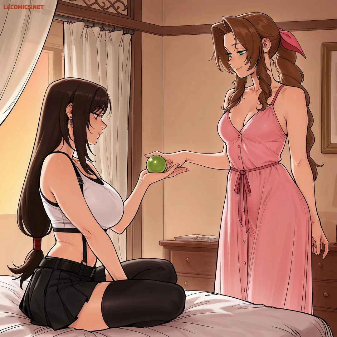 Enjoyerart – Tifa Lockhart x Aerith Gainsborough3