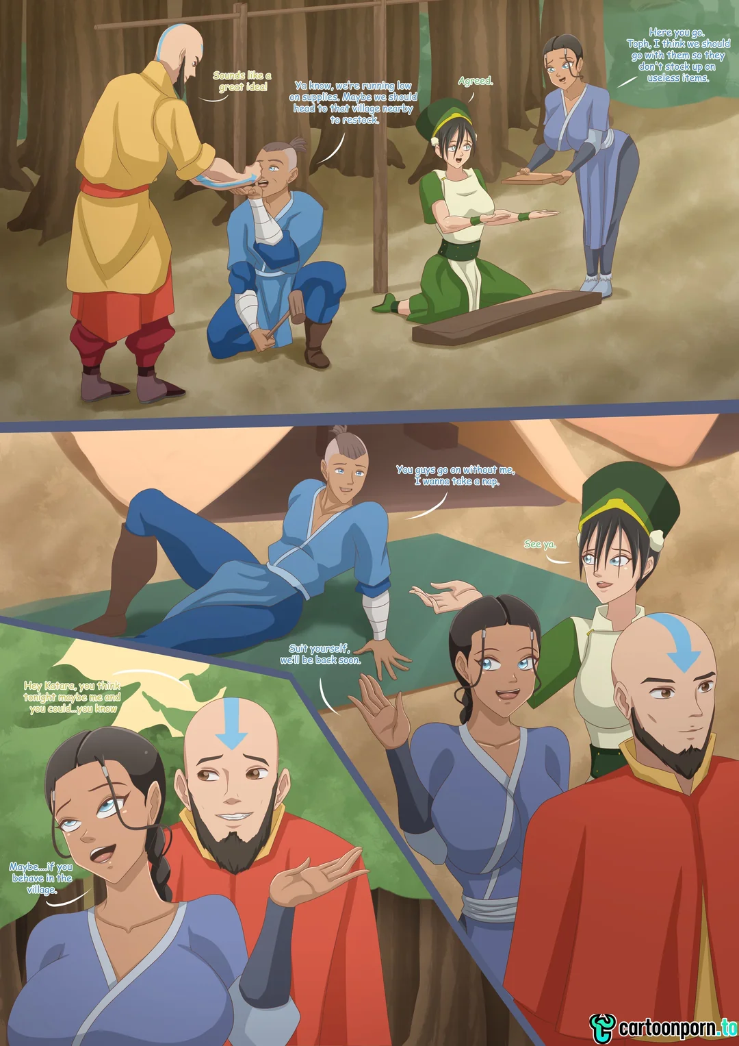 Kataras Lust for Pleasure AvatarThe last Airbender Magnificent Sexy Gals Free sex comic2