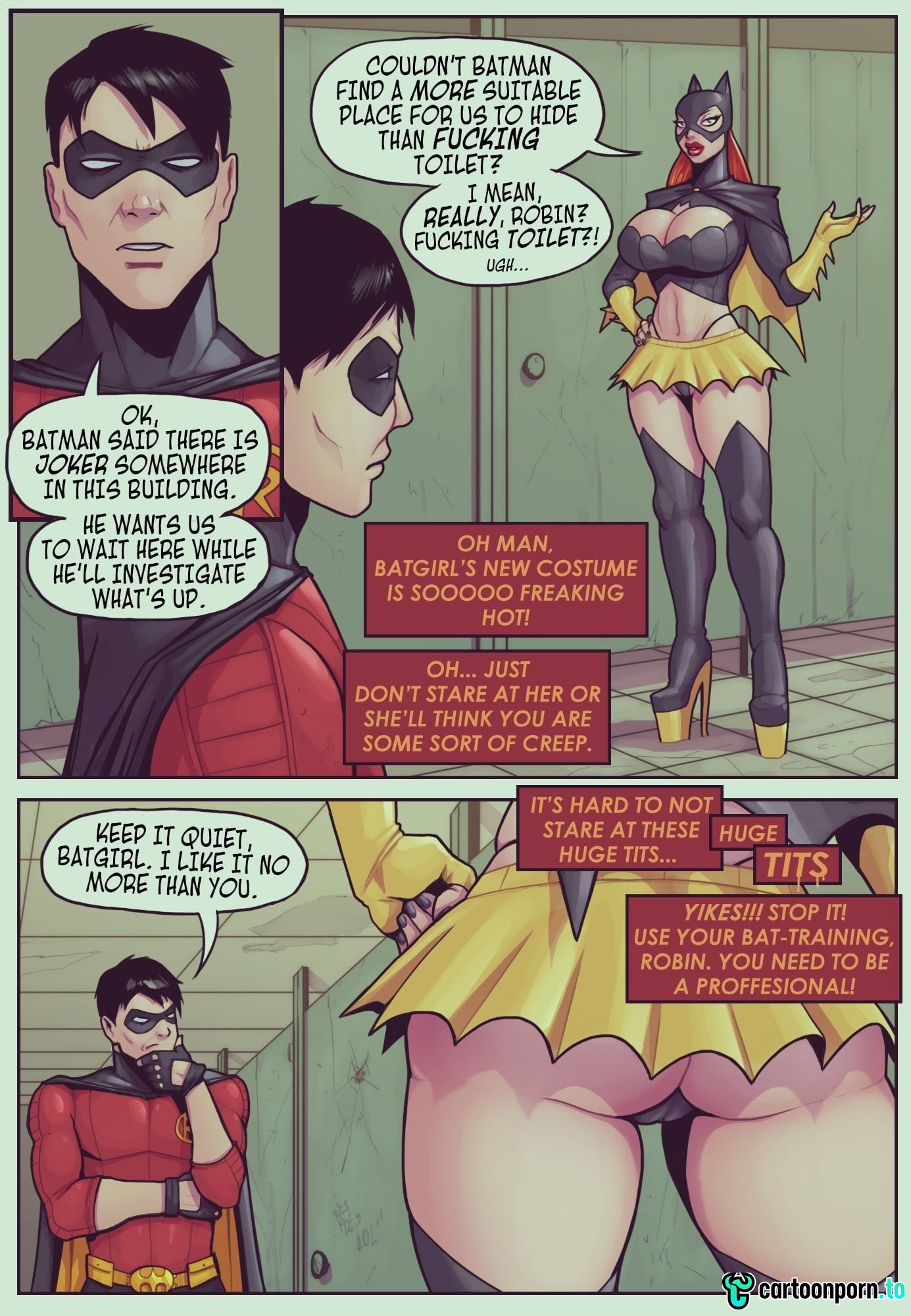 Ruined Gotham – Batgirl Loves Robin Batman DevilHS Free Cartoon Porn Comics2