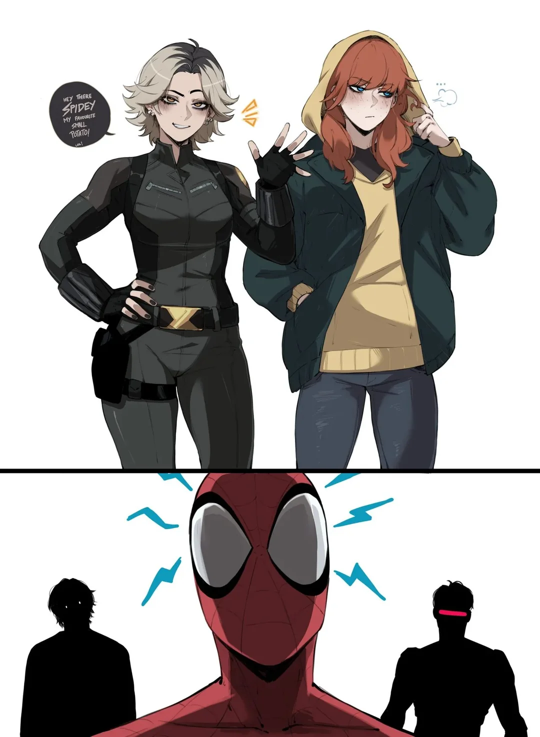Spidey in Trouble porn comic4