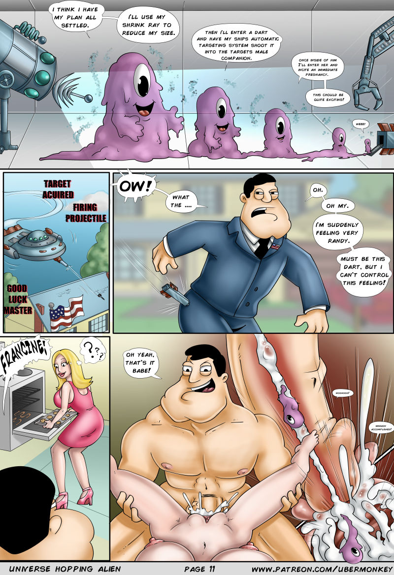 Universe Hopping Alien american dad comic porn11