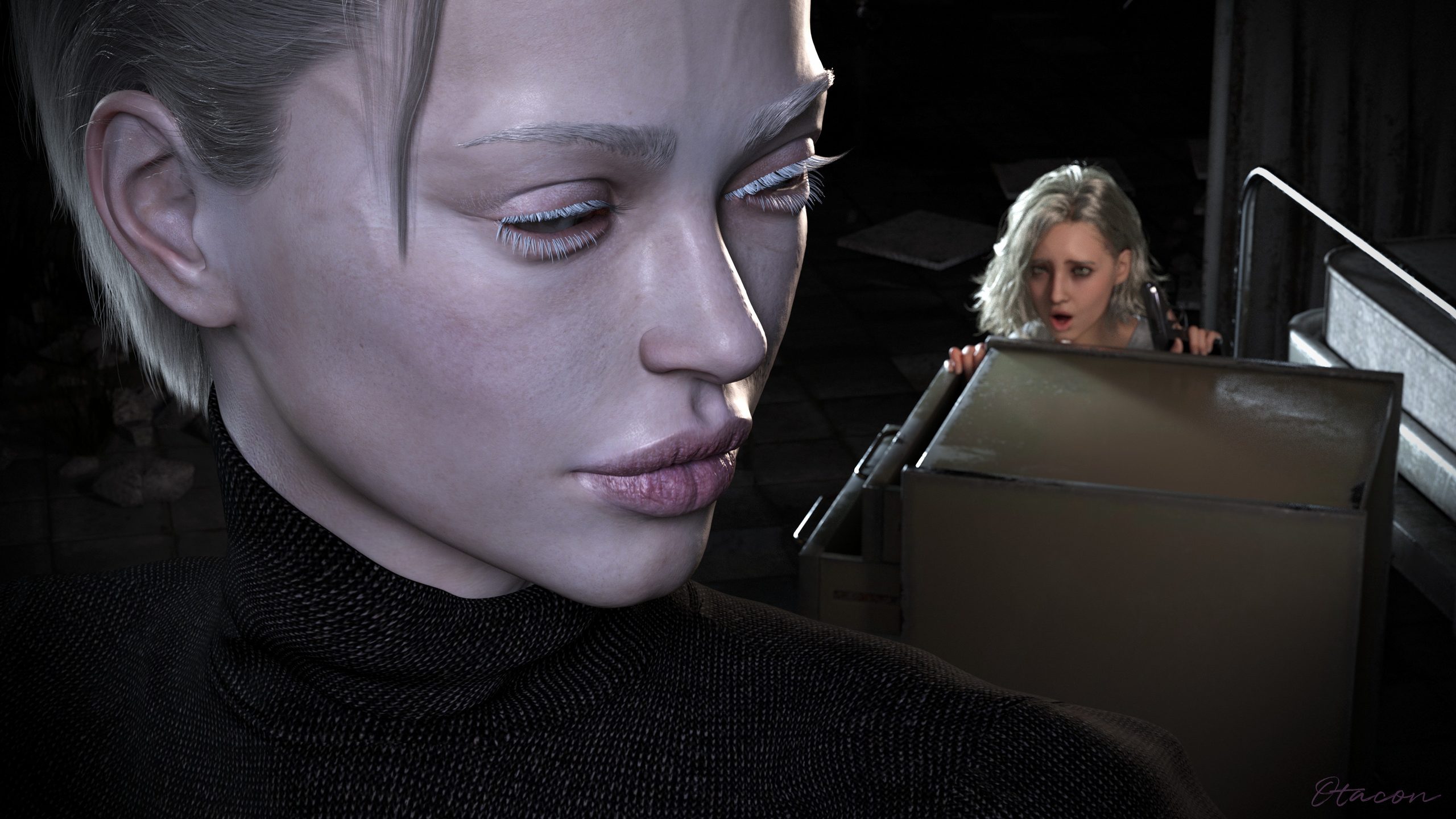 Fucking Grace Resident Evil 3D Futanari Porn Comic2 scaled