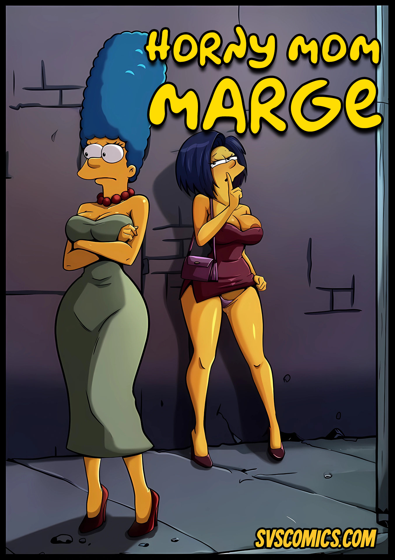 Horny Mom Marge – The Simpsons Porn Comic