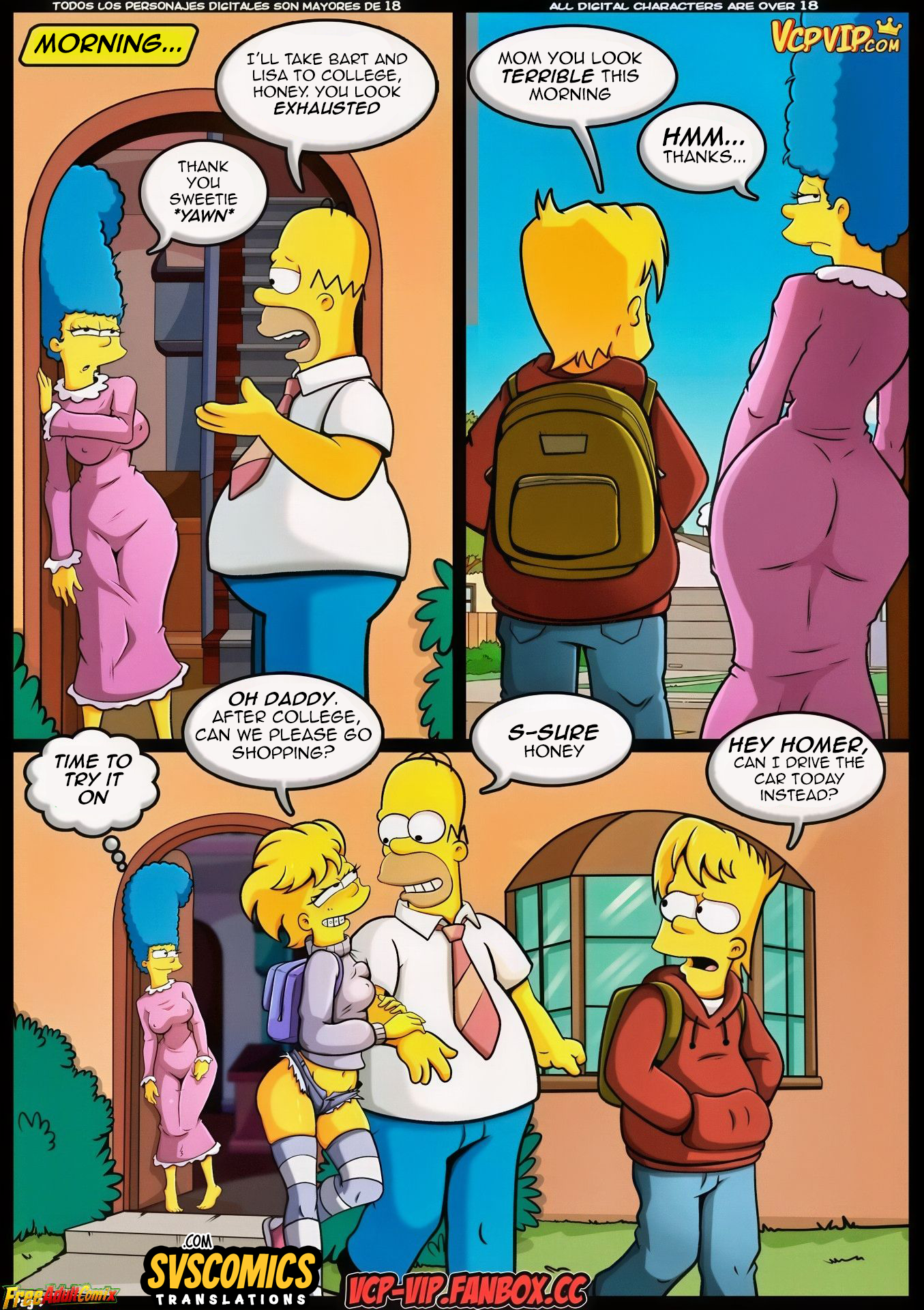Horny Mom Marge The Simpsons Porn Comic10
