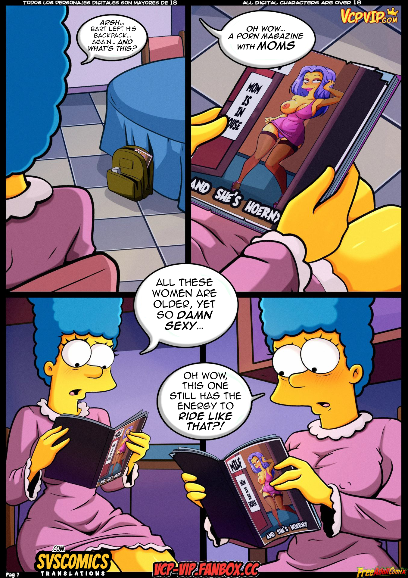 Horny Mom Marge The Simpsons Porn Comic8