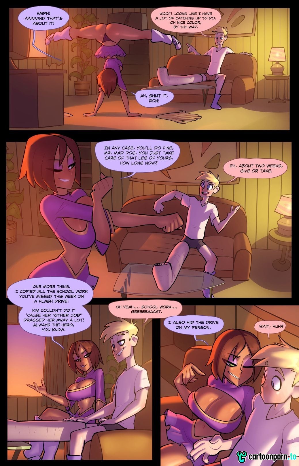 Private Show (Kim Possible) [BigDad] – Free porn comic