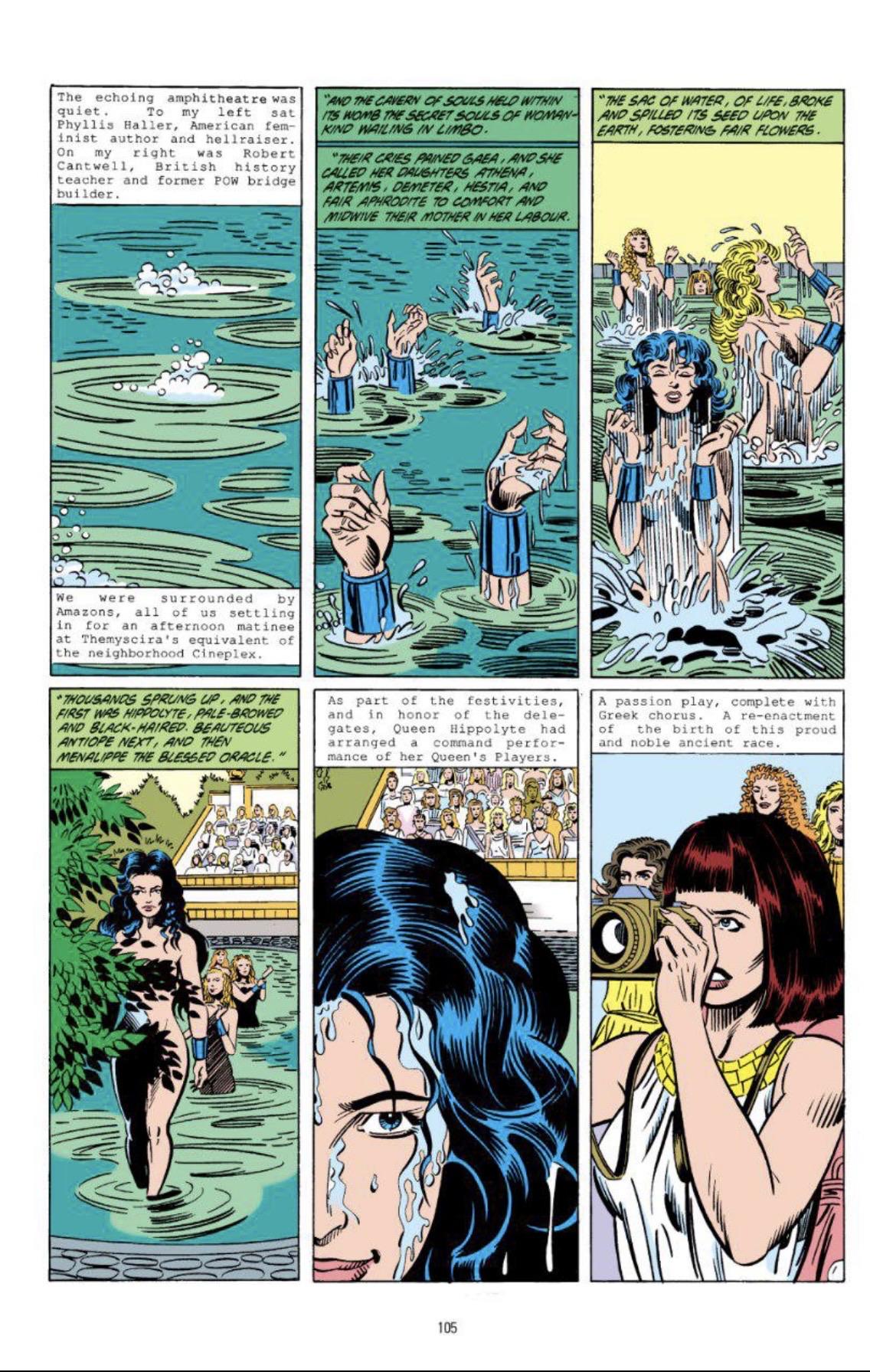 Wonder woman nude in public performing for delegates of united nations wonder woman1990 issue 387